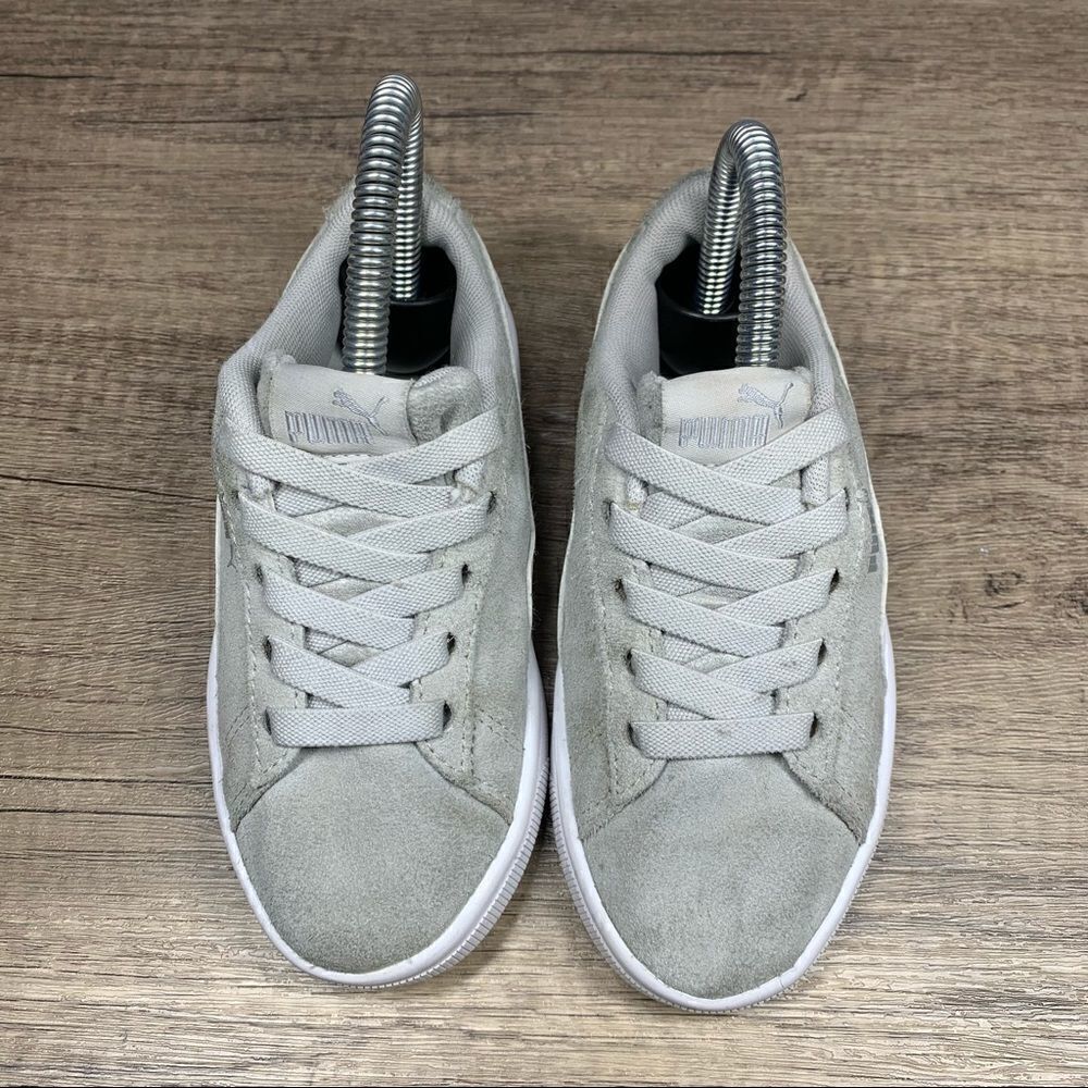 PUMA~Kids-sz 11C~Gray Suede Shoes~kids children - Picture 3 of 10